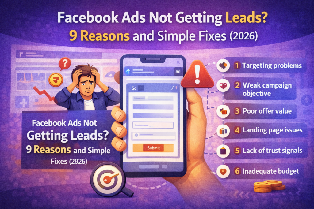 facebook ads  not getting leads
