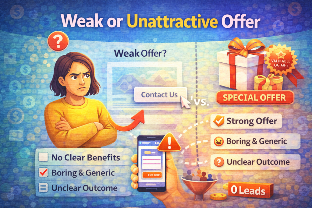 facebook ads not getting leads